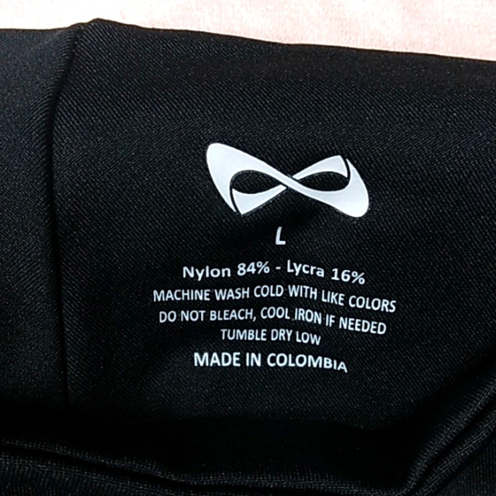 (LARGE) Nfinity Flex Cheer Leggings - Adult Large 3"inches Long New with Tag - Picture 3 of 3